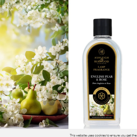 Ashleigh & Burwood English Pear & Rose Geurlamp olie 250ml