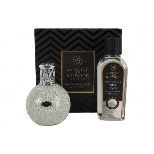 Ashleigh & Burwood Geurlamp cadeauset - The Pearl & Fresh Linen