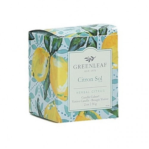 Greenleaf Citron Sol Candle cube Greenleaf Citron Sol Candle cube