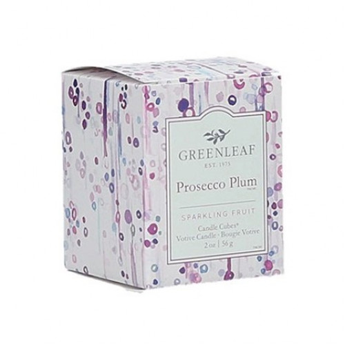 Greenleaf Prosecco Plum Candle cube Greenleaf Prosecco Plum Candle cube