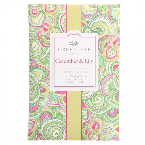 Greenleaf Cucumber & Lily Large Sachet