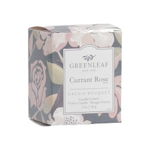 Greenleaf Currant Rose Candle Cube Votive Kerze Greenleaf Currant Rose Candle Cube Votive Kerze