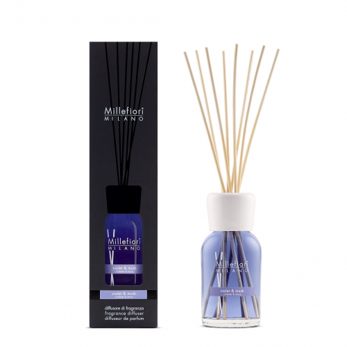 Millefiori Milano Reed Diffuser 250 ml Violet & Musk                