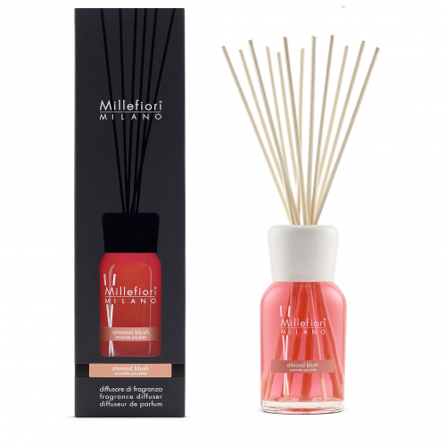 Millefiori Milano Reed Diffuser 500 ml Almond Blush Millefiori Milano Reed Diffuser 500 ml Almond Blush