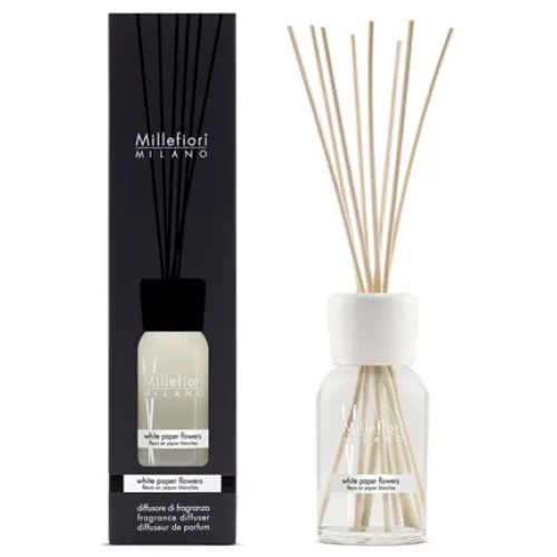 Millefiori Milano Reed Diffuser 250 ml White Paper Flowers