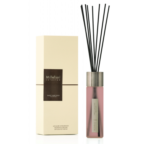 Millefiori Milano Selected Reed Diffuser 350 ml Sweet Narcissus            