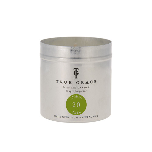 True Grace Geurkaars - Tin Candle - Walled Garden - Lemon Tree