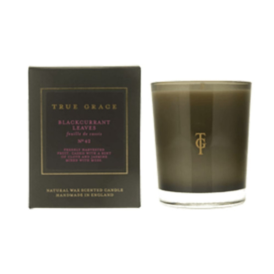 True Grace Geurkaars - Classic Candle - Manor - Blackcurrant Leaves