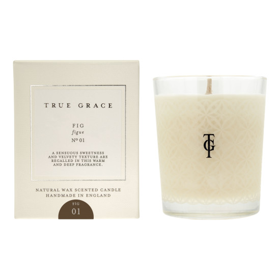 True Grace Geurkaars - Classic Candle - Village - Fig