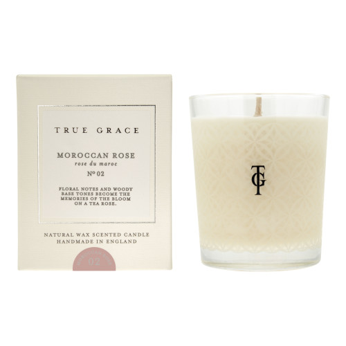 True Grace Geurkaars - Classic Candle - Village - Moroccan Rose