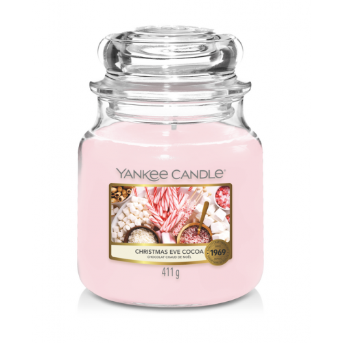 Yankee Candle Christmas Eve Cocoa Medium Geurkaars