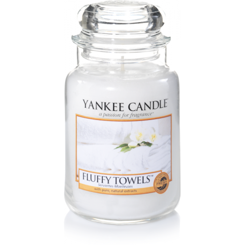 Yankee Candle Fluffy Towels Grote Geurkaars