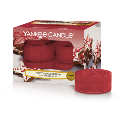 Yankee Candle Frosty Gingerbread Tea Lights 12 st