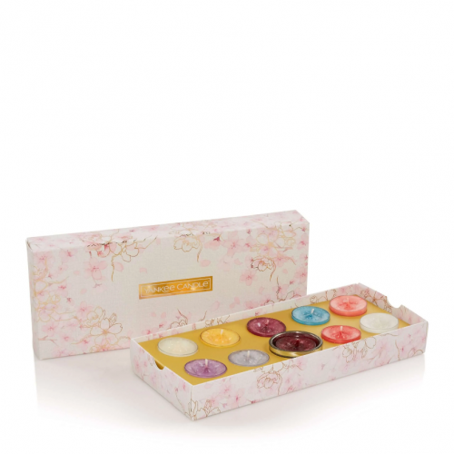 Yankee Candle Sakura Blossom Festival 10 Tealight & 1 Holder Gift Set